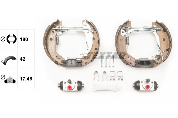 Set saboti frana TEXTAR 84053000