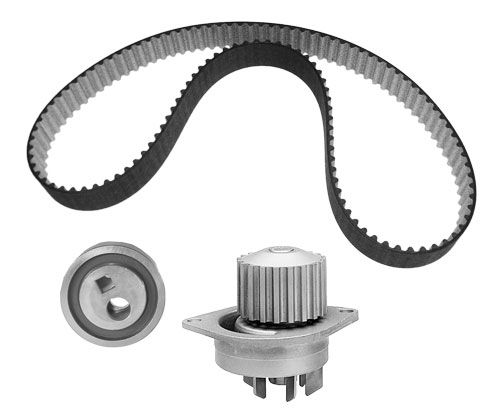 Pompa wodna + zestaw paska rozrządu CALIBER 0002KPW