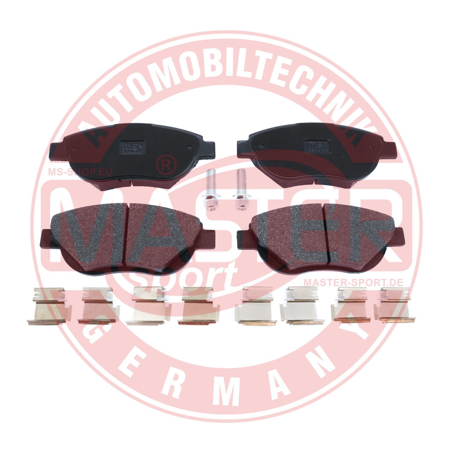 Zestaw klocków hamulcowych, hamulce tarczowe MASTER-SPORT GERMANY 13046039662N-SET-MS