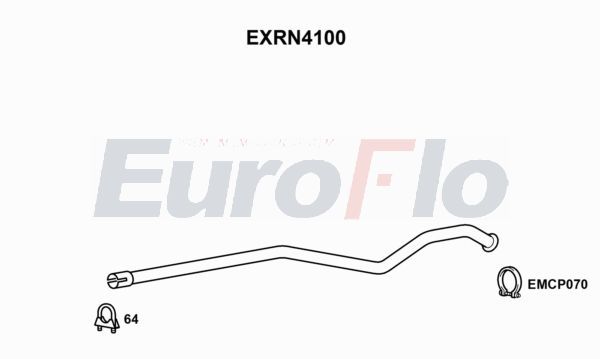 Zestaw tłumików, tłumik końcowy EUROFLO 203004632R
