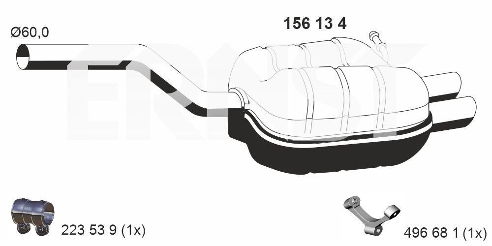 Toba esapament finala ERNST 156134