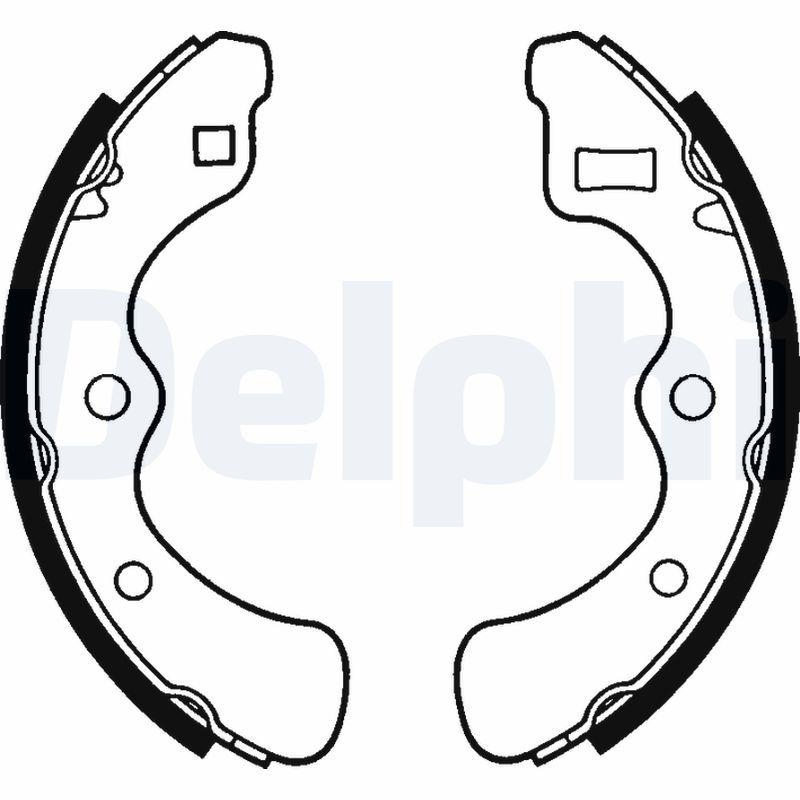Zestaw szczęk hamulcowych DELPHI LS1240