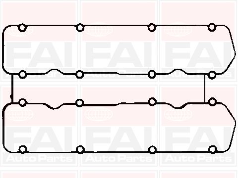 Uszczelka, pokrywa głowicy cylindrów FAI AUTOPARTS RC1180S