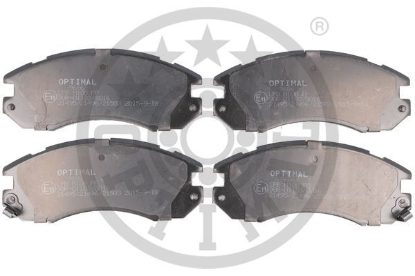 Zestaw klocków hamulcowych, hamulce tarczowe OPTIMAL BP-09686