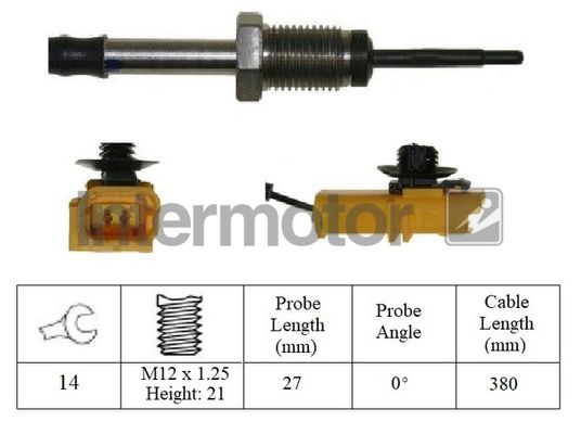 czujnik, temperatura spalin INTERMOTOR 27150