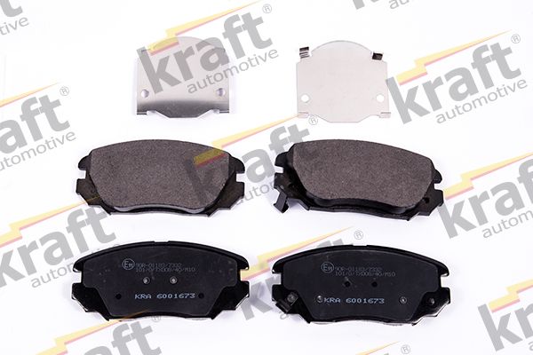Sada brzdových destiček, kotoučová brzda KRAFT AUTOMOTIVE 6001673