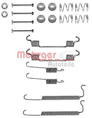 Set accesorii, sabot de frana METZGER 105-0849