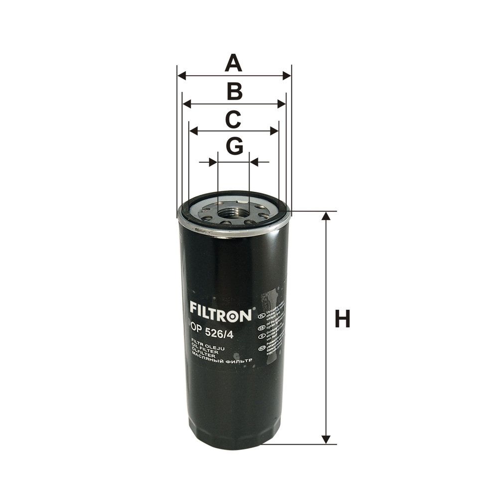 Levně Olejový filtr FILTRON OP 526/4