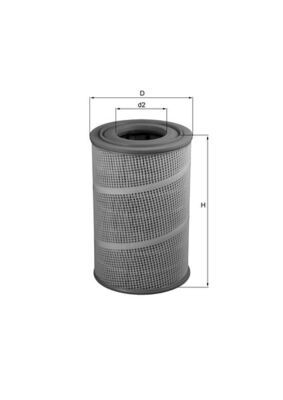 Vzduchový filtr MAHLE LX 560/1