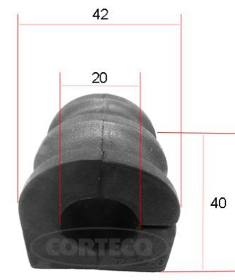 Zawieszenie, stabilizator CORTECO 49371657