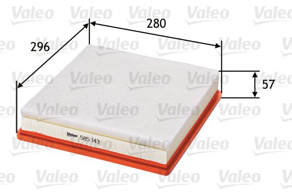 Vzduchový filter VALEO 585143