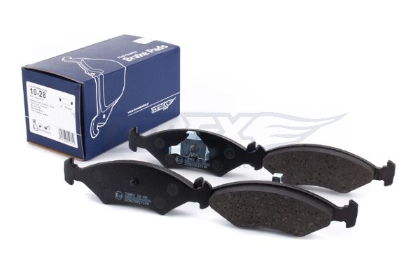 Levně Sada brzdových destiček, kotoučová brzda TOMEX Brakes 10-28