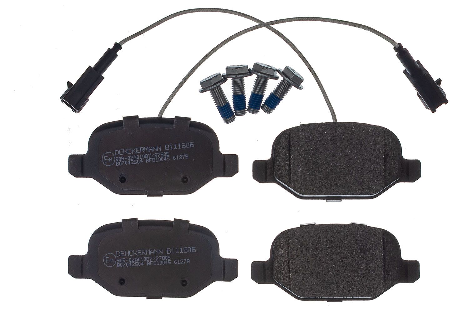 set placute frana,frana disc DENCKERMANN B111606