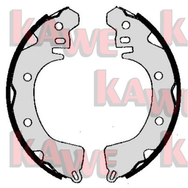 Zestaw szczęk hamulcowych KAWE 05260