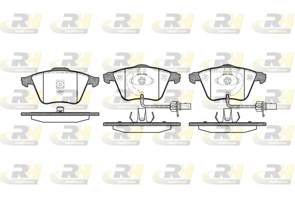 Zestaw klocków hamulcowych, hamulce tarczowe ROADHOUSE 2964.02