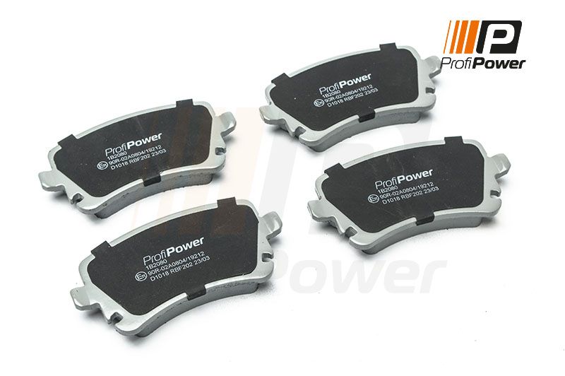 E-shop Sada brzdových platničiek kotúčovej brzdy ProfiPower 1B2080