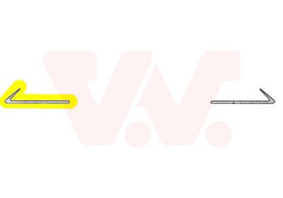 Listwa ozdobna / ochronna, zderzak VAN WEZEL 3031582
