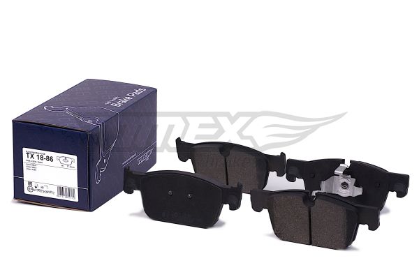 Levně Sada brzdových destiček, kotoučová brzda TOMEX Brakes 18-86