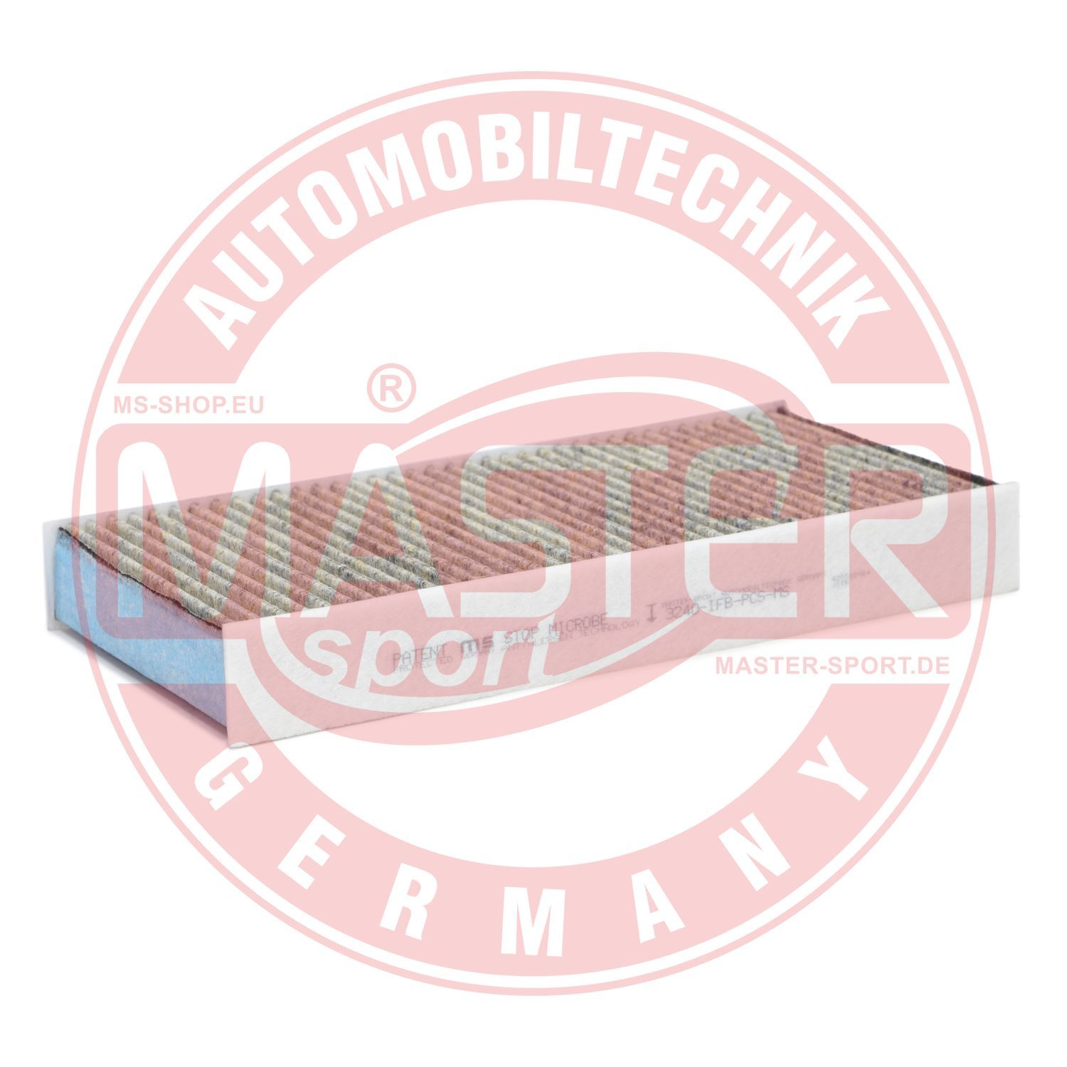 Filtr, wentylacja przestrzeni pasażerskiej MASTER-SPORT GERMANY 3240-IFB-PCS-MS