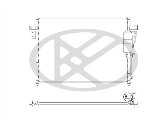 Condensator, climatizare KOYORAD CD020684