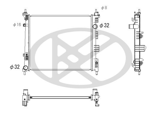 Radiator, racire motor KOYORAD PL022899
