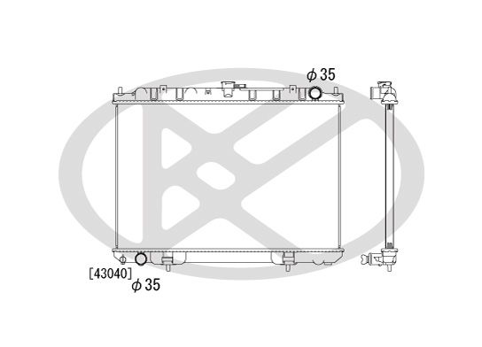 Radiator, racire motor KOYORAD PL021931
