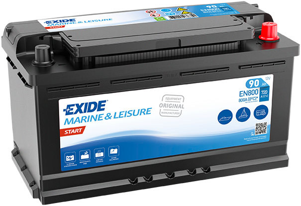 Levně startovací baterie EXIDE EN800
