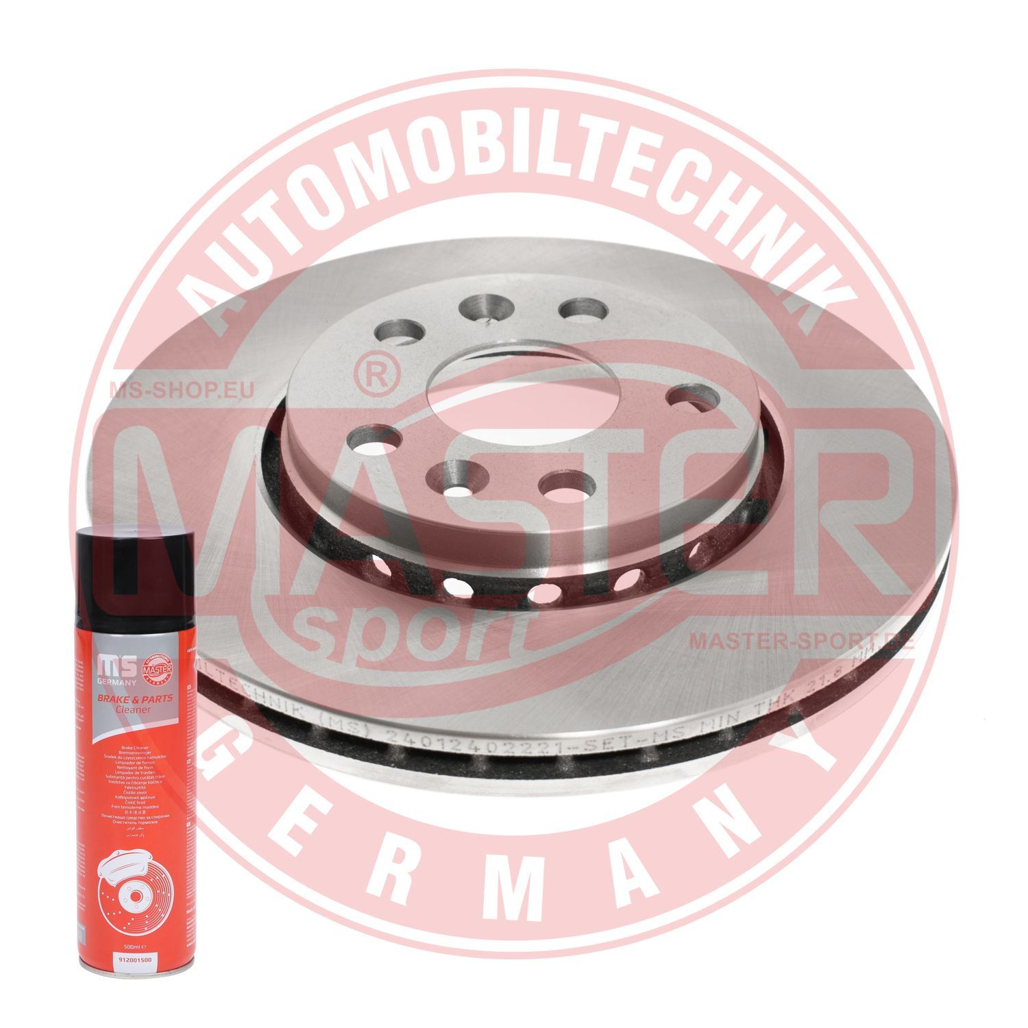 Tarcza hamulcowa MASTER-SPORT GERMANY 24012402221-PCS-MSP