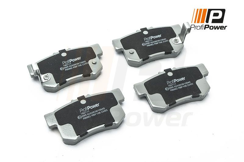 Levně Sada brzdových destiček, kotoučová brzda ProfiPower 1B2111