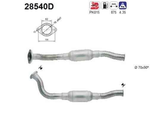 Katalizator AS 28540D
