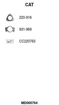 Katalizator FA1 MD000764