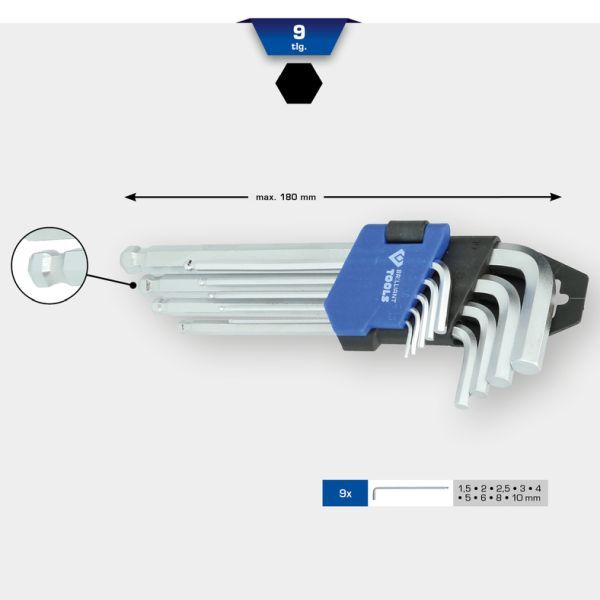 Set surubelnite unghiulare KS TOOLS BT045009