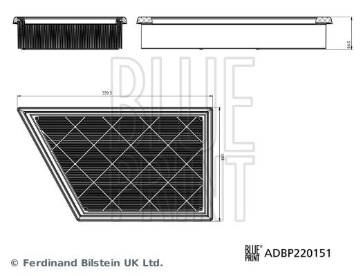 Filtr powietrza BLUE PRINT ADBP220151