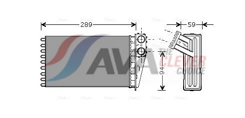 Теплообменник, отопление салона