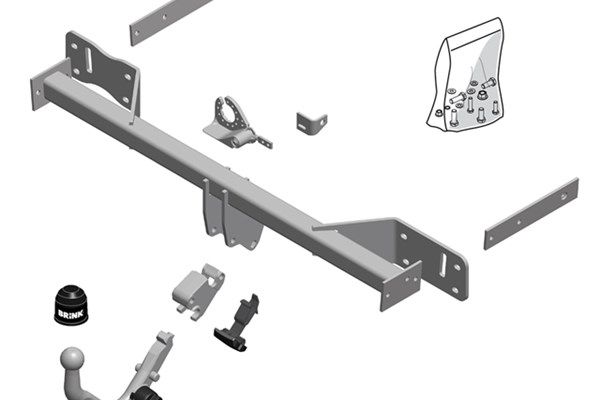 Zestaw zaczepu przyczepy BRINK 552200
