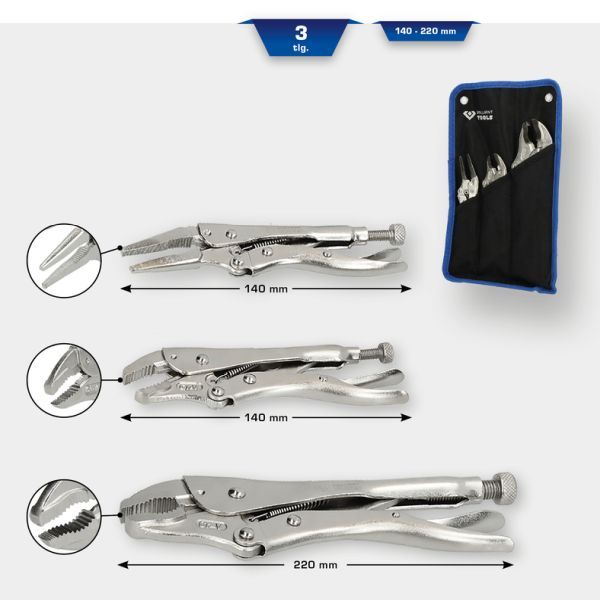 Set clesti prindere KS TOOLS BT065003