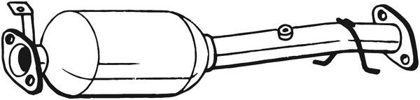 Filtr sadzy / filtr cząstek stałych, układ wydechowy BOSAL 1526541
