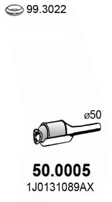 Katalizator ASSO 1J0131089AX