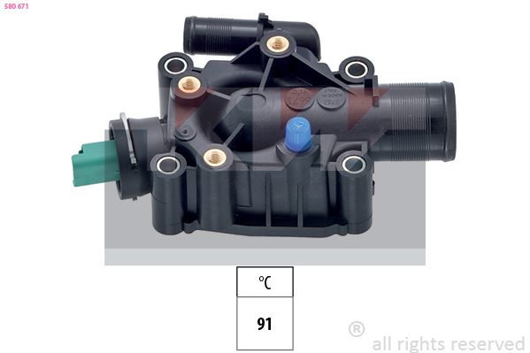 Termostat, środek chłodzący KW 580 671