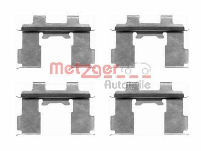 Set accesorii, placute frana METZGER 109-1630