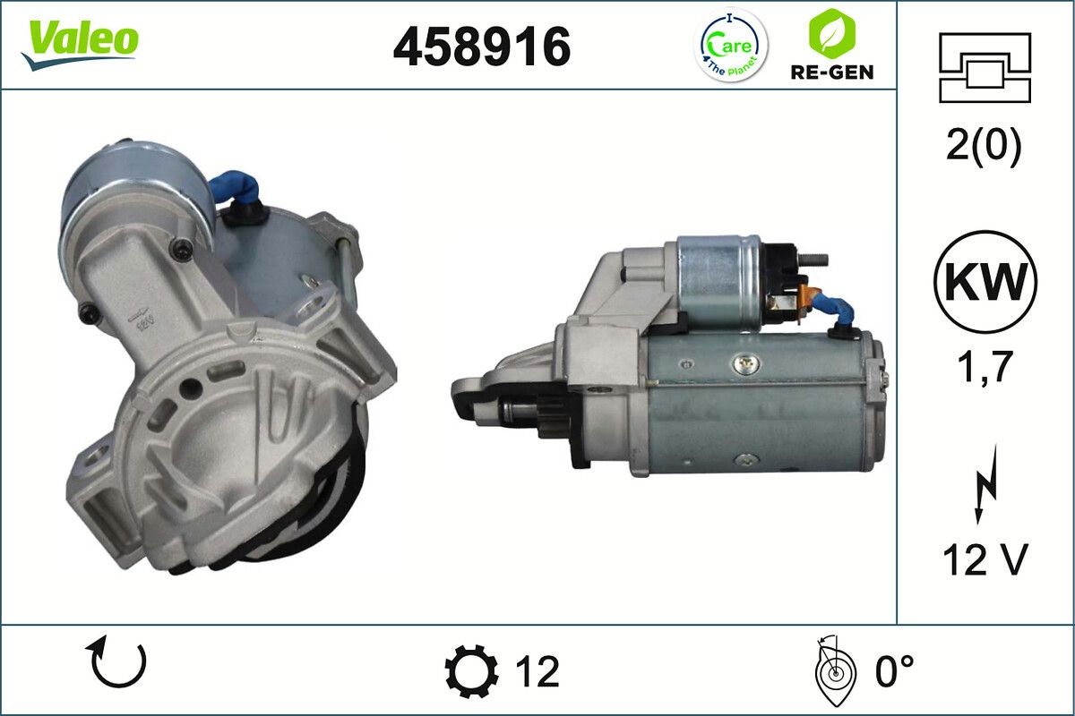 starter VALEO 458916