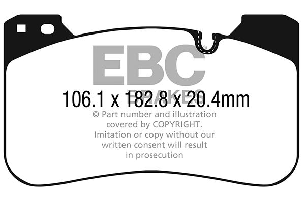 set placute frana,frana disc EBC Brakes DP32331C