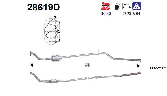 Katalizator AS 28619D
