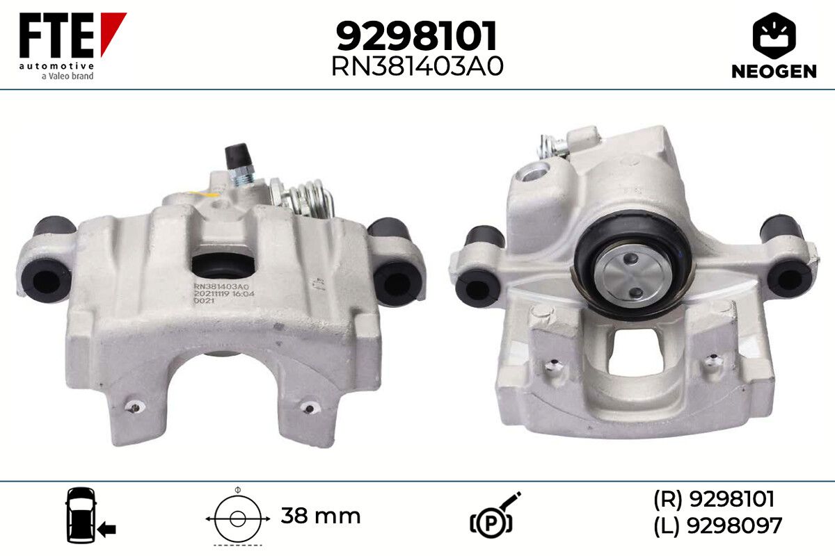 Etrier frana FTE NEOGEN 9298101