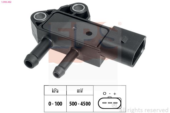 Czujnik ciśnienia powietrza, adaptacja wysokościowa EPS 1.993.362