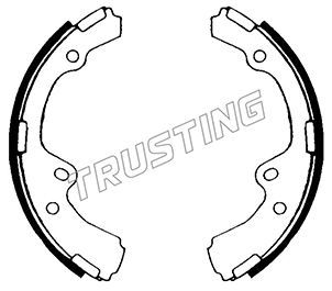 Zestaw szczęk hamulcowych TRUSTING 115.255