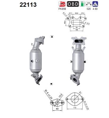 Katalizator AS 18160RWK000