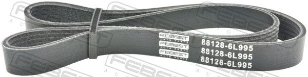 Pasek klinowy wielorowkowy FEBEST 88128-6L995