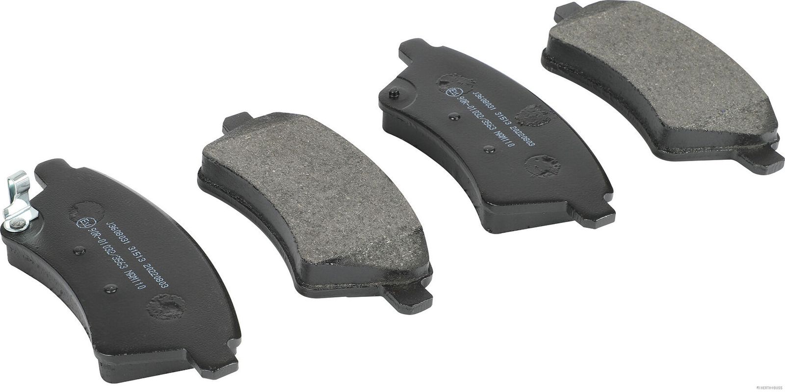 set placute frana,frana disc HERTH+BUSS JAKOPARTS J3608031