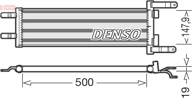 Radiator ulei, ulei motor DENSO DRL01003